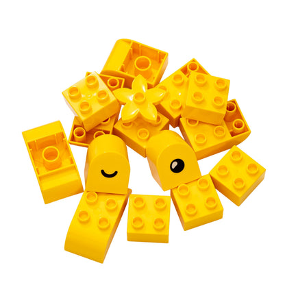 LEGO DUPLO Steine bunt gemischt, 100 Stück – Basic Steine