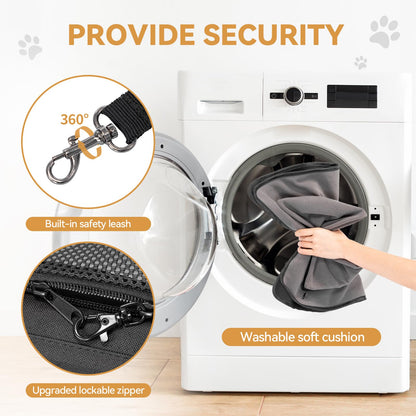 Petsfit Hundetasche Flugzeug Transporttasche Hund Katze L Schwarz