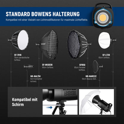 NEEWER CB60B LED Videoleuchte 70W zweifarbig mit Bowens Mount