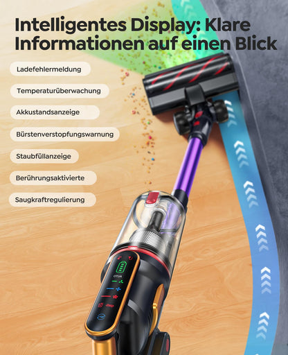 Fieety Ultra 10 Akku-Staubsauger 600 W mit Tierpflegebürste