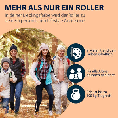 HUDORA Scooter Start 200, klappbarer Aluminium-Cityroller bis 100 kg