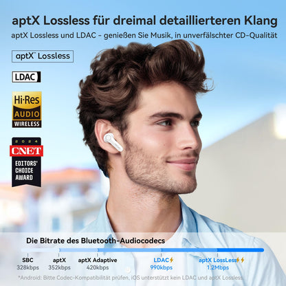 EarFun Air Pro 4 Bluetooth Kopfhörer mit adaptivem Noise Cancelling