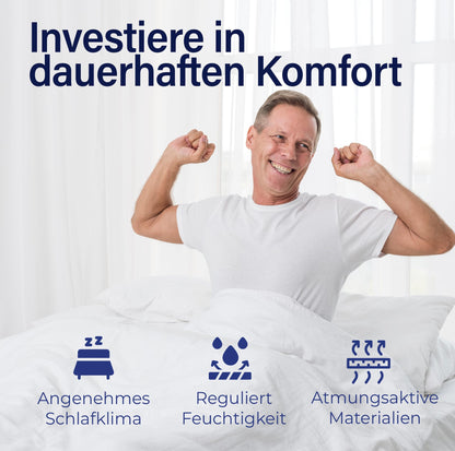KNERST Duo Matratzentopper 90x200 cm, 7 Zonen und 2 Härtegrade