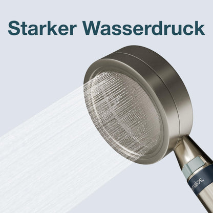 MyHalos Duschkopf mit Filter – Handbrause für hartes Wasser