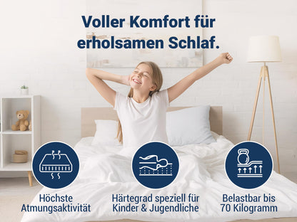 Betten-ABC Kind & Jugend Matratze – 120x200 cm Oeko-TEX