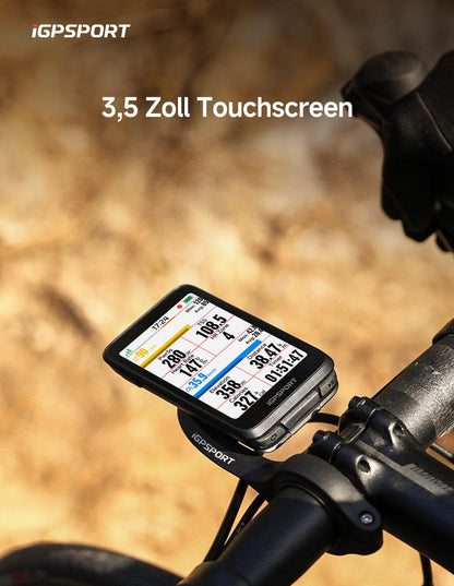 iGPSPORT BiNavi GPS-Fahrradcomputer mit 3,5-Zoll-Touchscreen