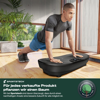 Sportstech VP250 Vibrationsplatte - Muskelaufbau & Fitness