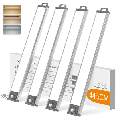 GOODEA LED Unterbauleuchte mit Bewegungssensor, 44,5 cm, 4er Set
