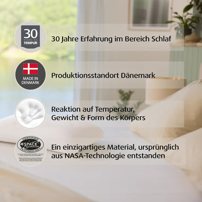 TEMPUR Symphony Schlafkissen Ergonomisches Nackenstützkissen - Grösse M