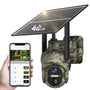 Lemnoi 4G LTE Solar Wildkamera S72 mit 2K Farbnachtsicht in Tarnfarbe mit Solarpanel