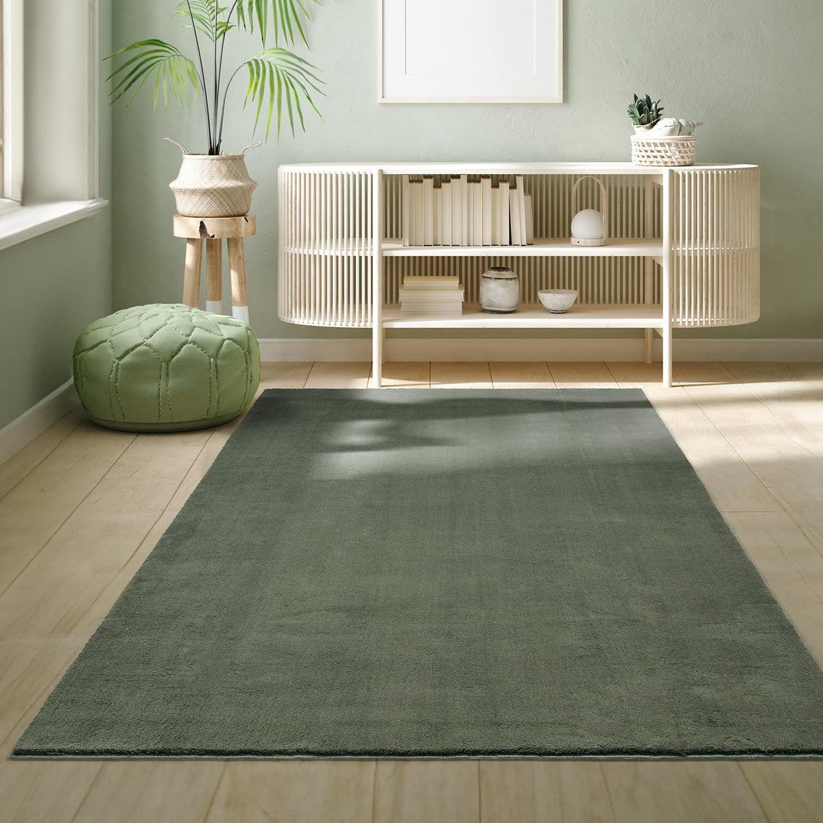 the carpet Relax Kurzflor-Teppich Forest, waschbar, 200 x 280 cm