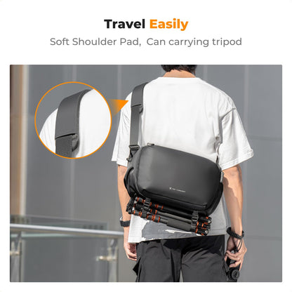 K&F CONCEPT Kameratasche KF13.177, Schultertasche 10 L schwarz