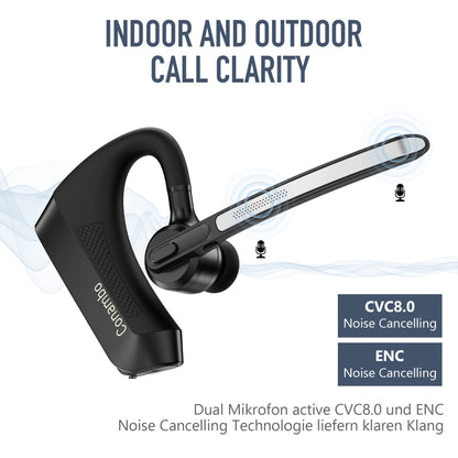 Conambo K21 Bluetooth Headset mit Mikrofon und Geräuschunterdrückung