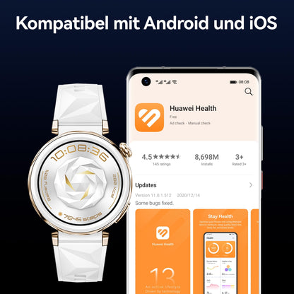 HUAWEI Watch GT 5 Pro Smartwatch 46 mm Schwarz mit EKG und GPS