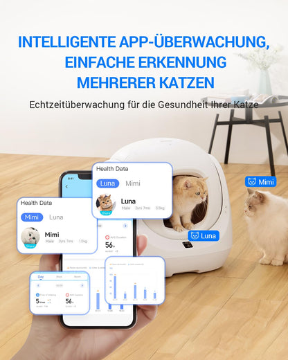 CATLINK Baymax Selbstreinigendes Katzenklo - XXL Smart
