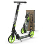 Apollo Phantom Pro City Scooter. Faltbarer, höhenverstellbarer Tretroller mit XXL-Rädern. Kompakter City-Roller für urbane Mobilität.