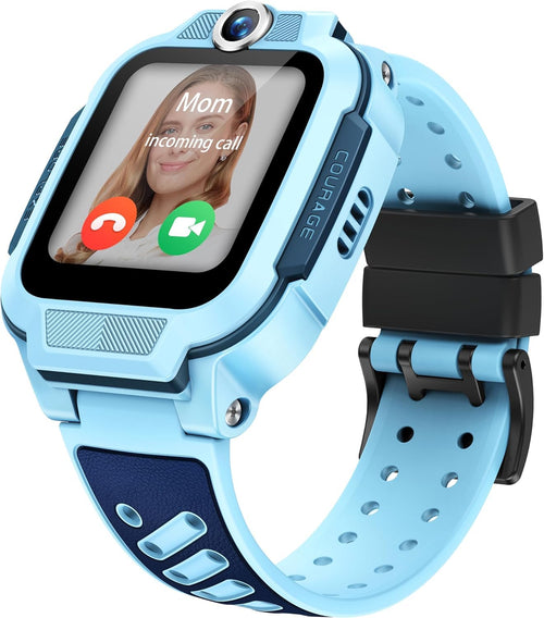 imoo Z3 Kinder-Smartwatch mit GPS, 4G und SOS-Funktion, blau – wasserdichte Armbanduhr mit HD-Display