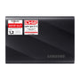 Samsung Portable SSD T9 externe SSD - 2 TB: Kompakte, schwarze NVMe-SSD für schnellen Datentransfer und externen Backup.