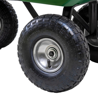 TALK-POINT Gartenwagen mit Kippfunktion 75 Liter bis 300 kg belastbar