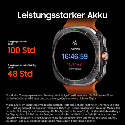 Samsung Galaxy Watch Ultra (2025) Smartwatch LTE, 47 mm, Titanium Gray