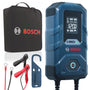 Bosch C80-Li Batterieladegerät 15A - 6V/12V & Lithium (LiFePO4). Rechteckig, schwarz. Lädt 6V/12V Batterien, auch LiFePO4.