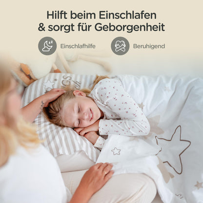 LUNOVA Gewichtsdecke Kinder 4 kg, 135 x 200 cm, Baumwolle