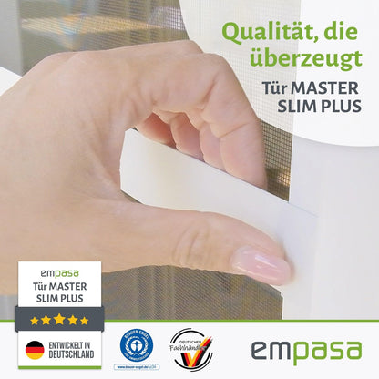 empasa Fliegengittertür MASTER SLIM PLUS Alu, weiss, 120 x 240 cm
