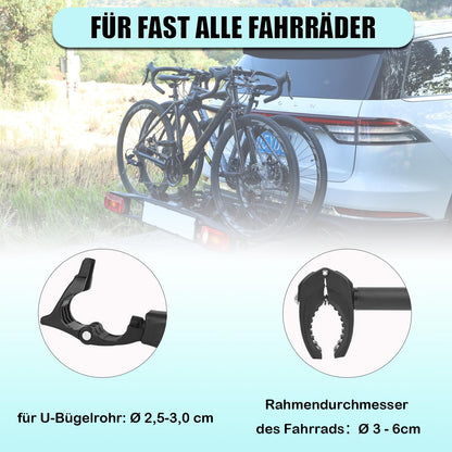 Warmfay Ersatz-Rahmenhalter abschliessbar, 3 Stück für Heckträger