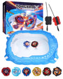 BGOVTAPO X-Arena Starter-Set – Battle-Tops Arena mit 2 Startern