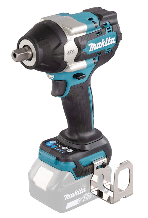 Makita DTW701Z Akku-Schlagschrauber 18V - ohne Akku/Lader, blau-schwarz, Pistolengriff. Für hohes Drehmoment beim Verschrauben.