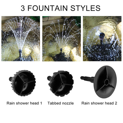 Forever Speed 4-in-1 Teichpumpe mit Filter und 11W UV-Klärer, 2500 l/h