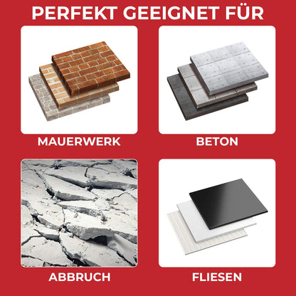 SCHWABENBACH SDS Max Meissel Set 3-teilig 400 mm Flach- & Spitzmeissel