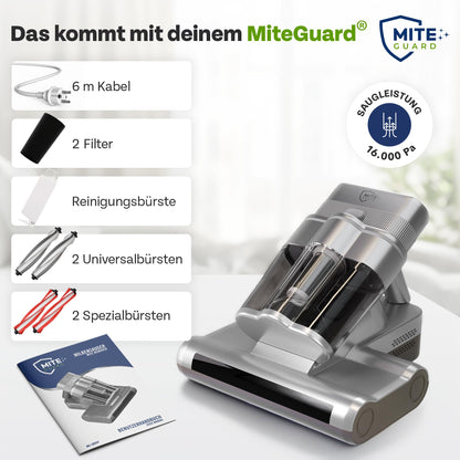MiteGuard Milbensauger MG-500UV mit UV-Licht und Ultraschall