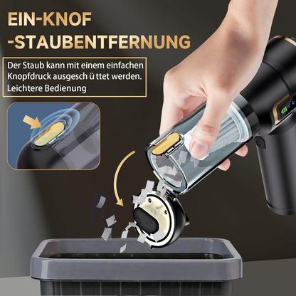 Lyiazsoy Akku-Handstaubsauger kabellos, 27000 Pa, 4-in-1 für Auto