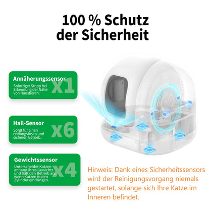 PETKIT Pura Max 2 Selbstreinigende Katzentoilette 76 L, App-Steuerung