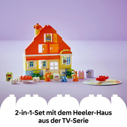 LEGO DUPLO Bluey Familienhaus Lernspielzeug - mit Memory-Spiel - 10459