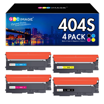 GPC IMAGE CLT-P404C Toner Set kompatibel für Samsung Xpress SL C480W, 4 Kartuschen in Schwarz, Cyan, Gelb, Magenta