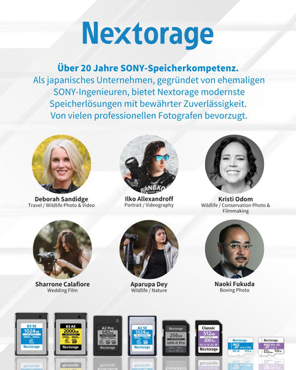 Nextorage B3SE CFexpress 4.0 Typ B Karte - 512GB