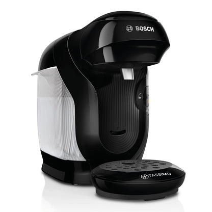 Bosch Tassimo Style friendly Kapselmaschine TAS112E, schwarz, kompaktes Gehäuse