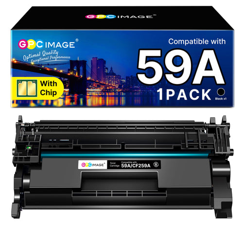GPC IMAGE 59A CF259A Toner kompatibel für HP LaserJet Pro Schwarz, 1er-Pack Kartusche mit Chip