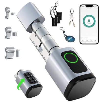 AVATTO Smart Türschloss Fingerabdruck, elektronischer Schliesszylinder