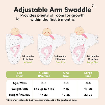 KeaBabies Bio Pucksack 3er-Pack Nordic – Babyschlafsack 0-3 Monate