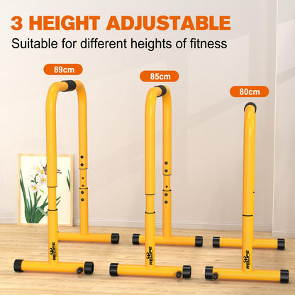RELIFE Einstellbare Dip Station Calisthenics Barren - Gelb