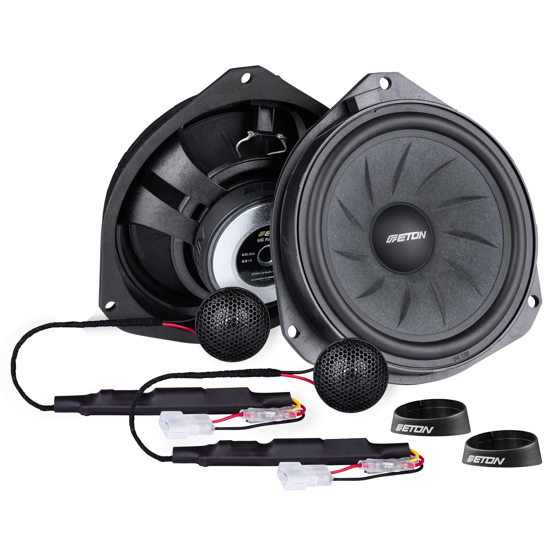 ETON UG FIAT FD16 Plug & Play Lautsprecher – Ducato 16.5cm. Runder, schwarzer 16.5cm Lautsprecher zur Klangwiedergabe im Fiat Ducato.