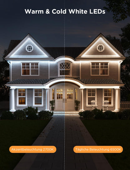 Govee LED Strip Outdoor RGBIC 10 m IP65 mit App- und Sprachsteuerung