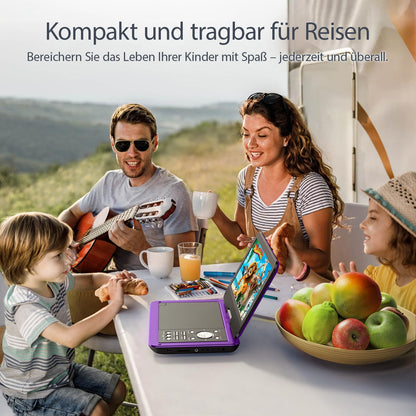 Yoton YD105P Tragbarer DVD-Player mit 10,5" HD-Schwenkbildschirm
