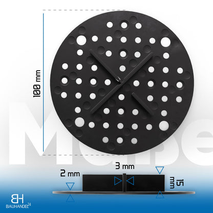 Bauhandel24 Fugenkreuze 3mm für Terrassenplatten - Schwarz