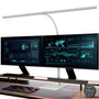 EYOCEAN LED Monitor Schreibtischlampe Gestensteuerung - Mattweiss. Schlanke, mattweiße Leiste für blendfreie Schreibtischbeleuchtung mit Gestensteuerung.