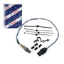 Bosch 0281004148 Lambdasonde – mit fahrzeugspezifischem Stecker. Metallische Sonde misst Sauerstoff im Abgas.
