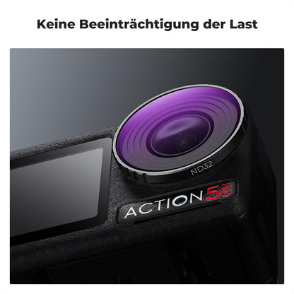 K&F CONCEPT ND Filterset CPL/ND8/ND16/ND32 für DJI Osmo Action 5 Pro